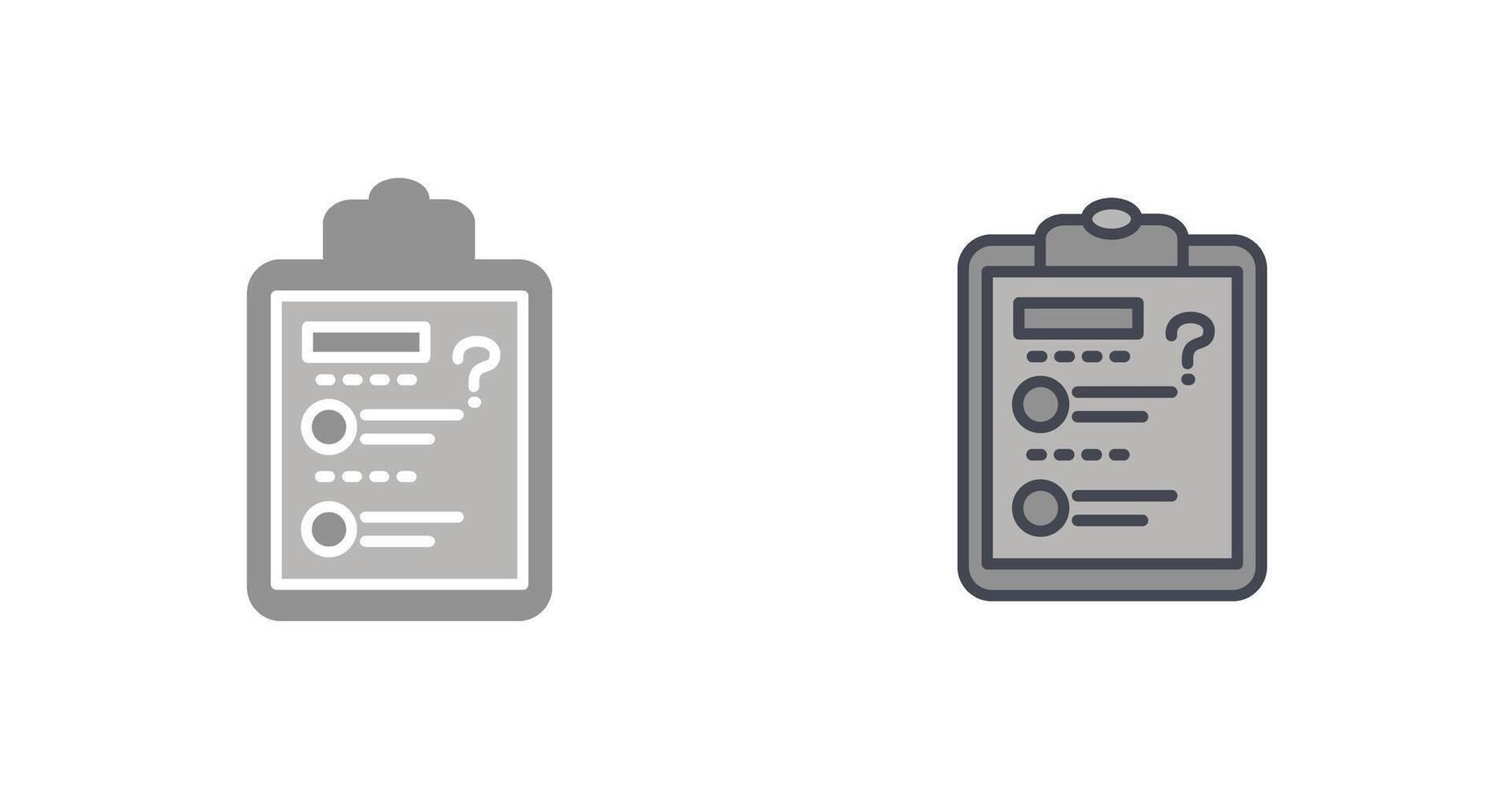 Solving Question Icon vector