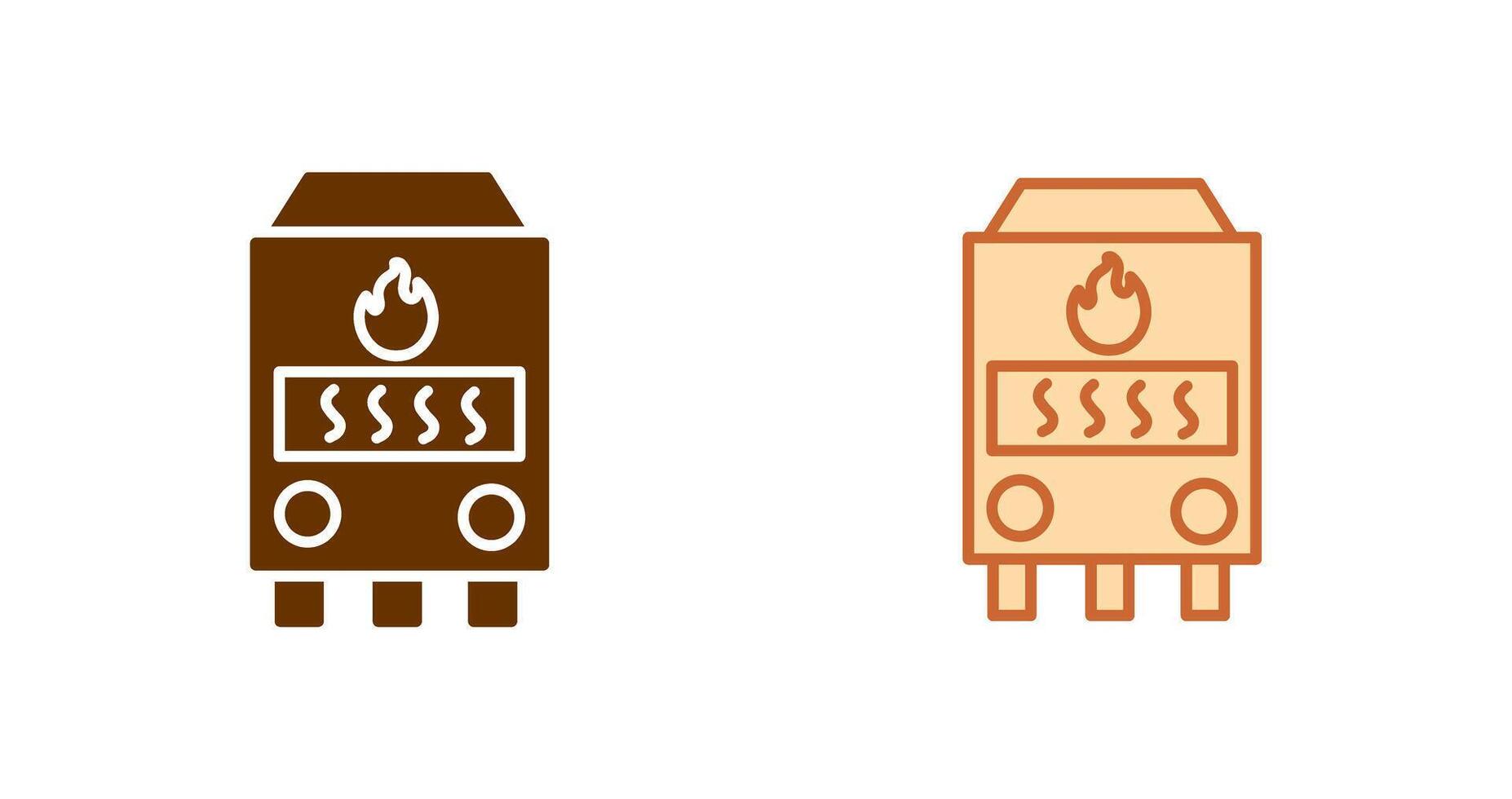 Gas Furnace Icon vector