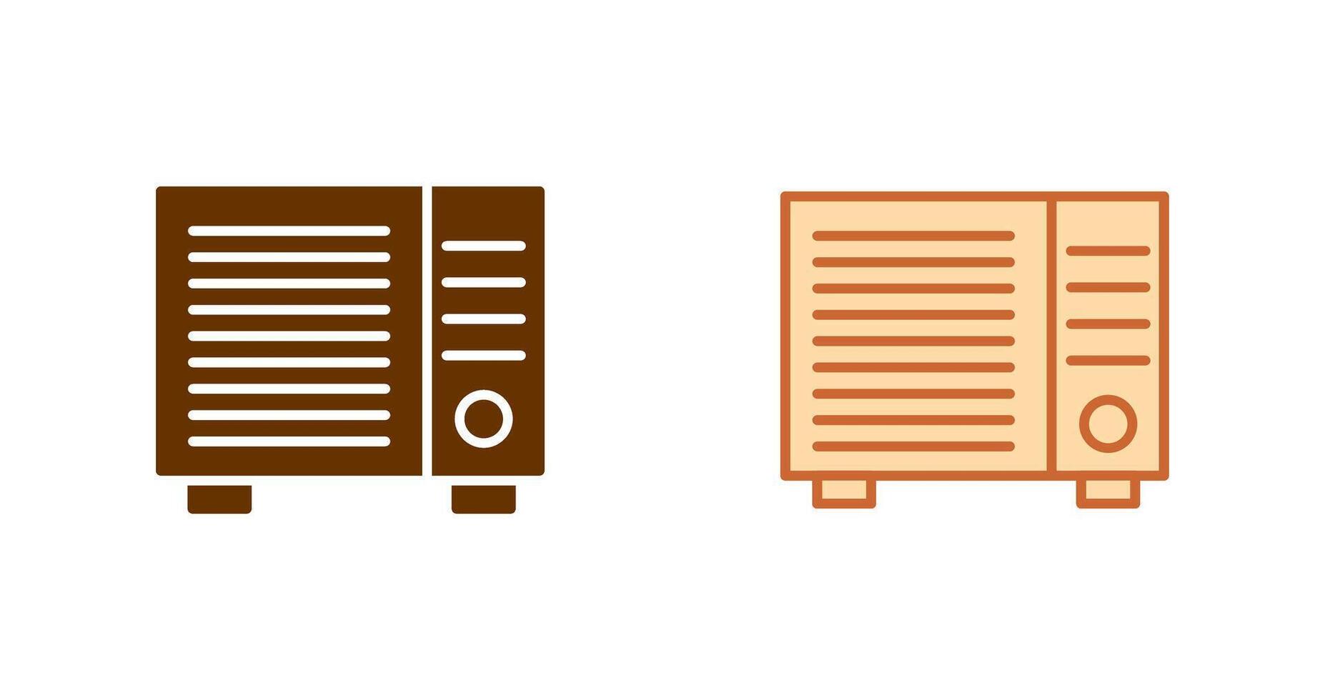 AC Window Unit Icon vector
