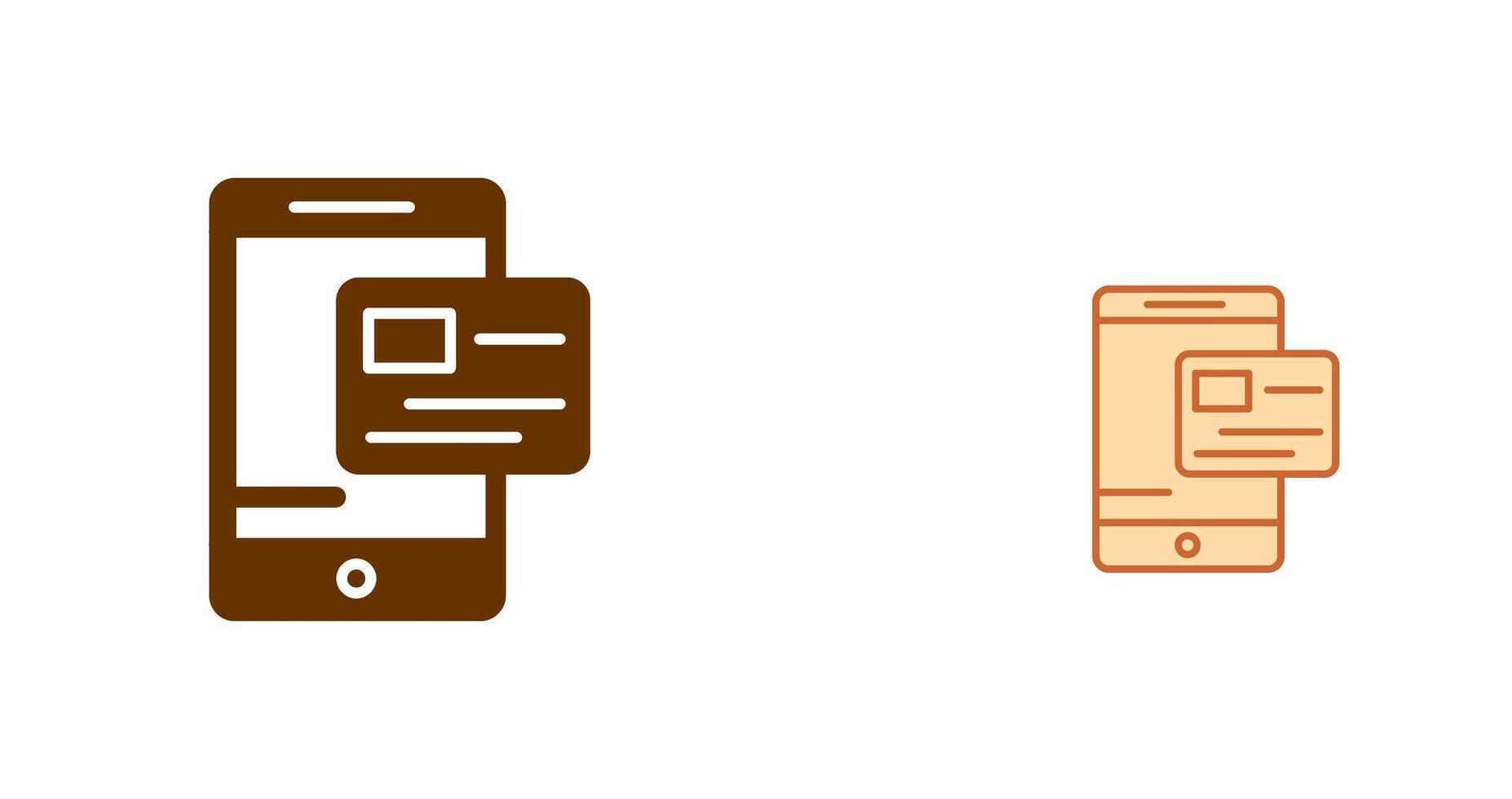 Pay via Card Icon vector