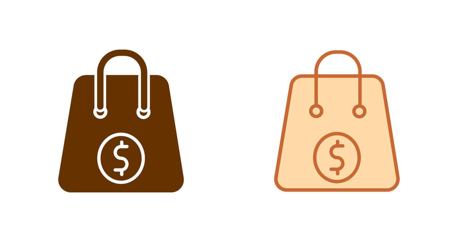 Items In a Bag Icon vector