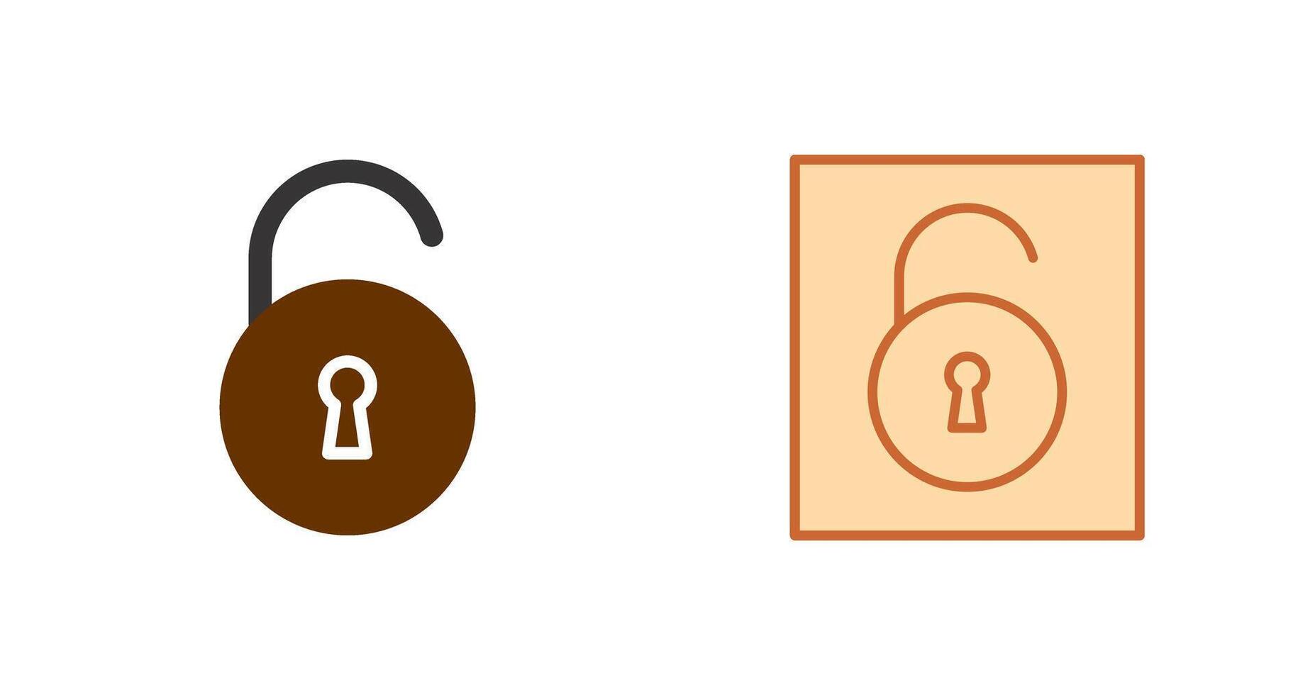 Open Lock Icon vector