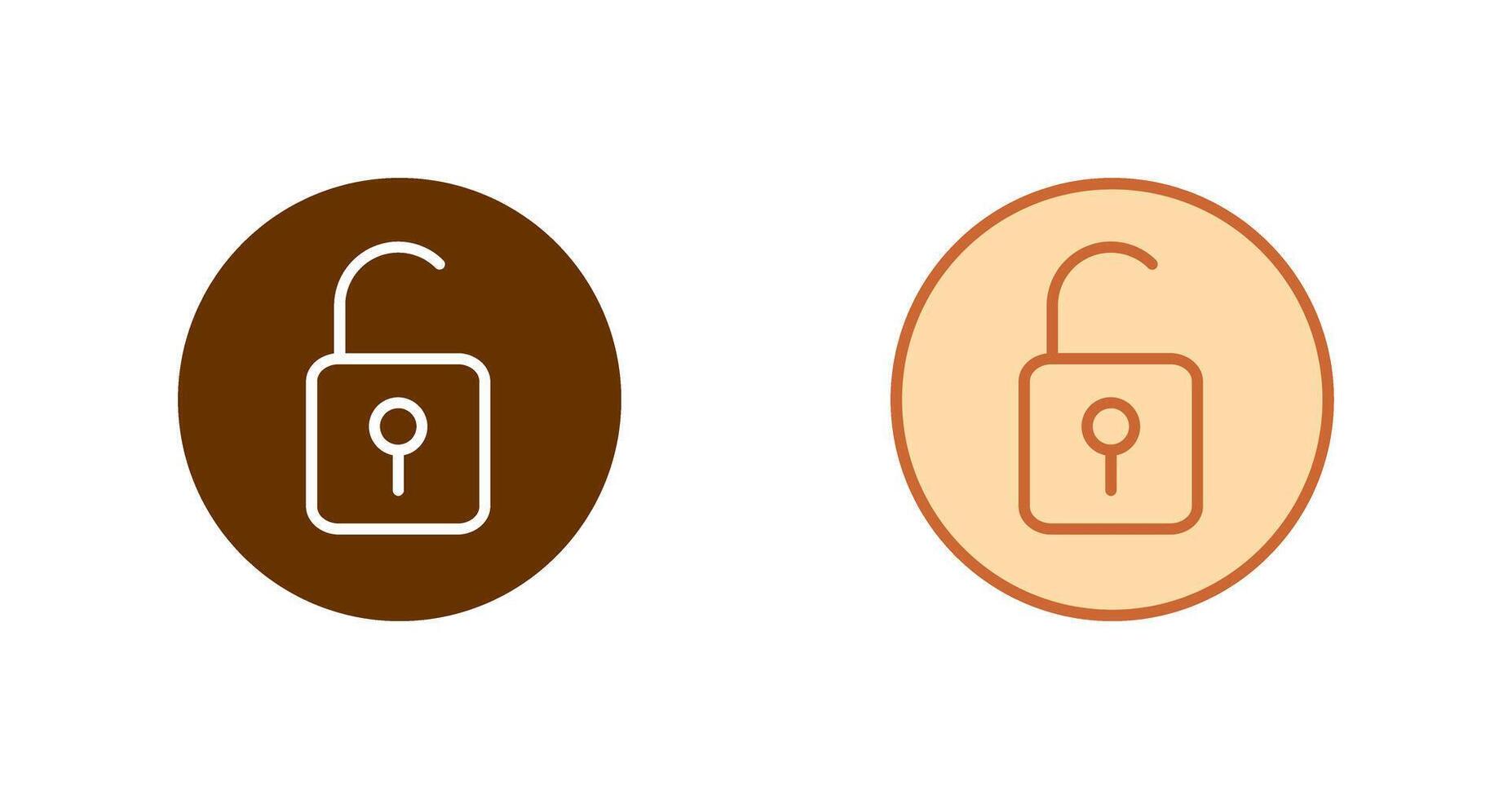 Open Lock Icon vector