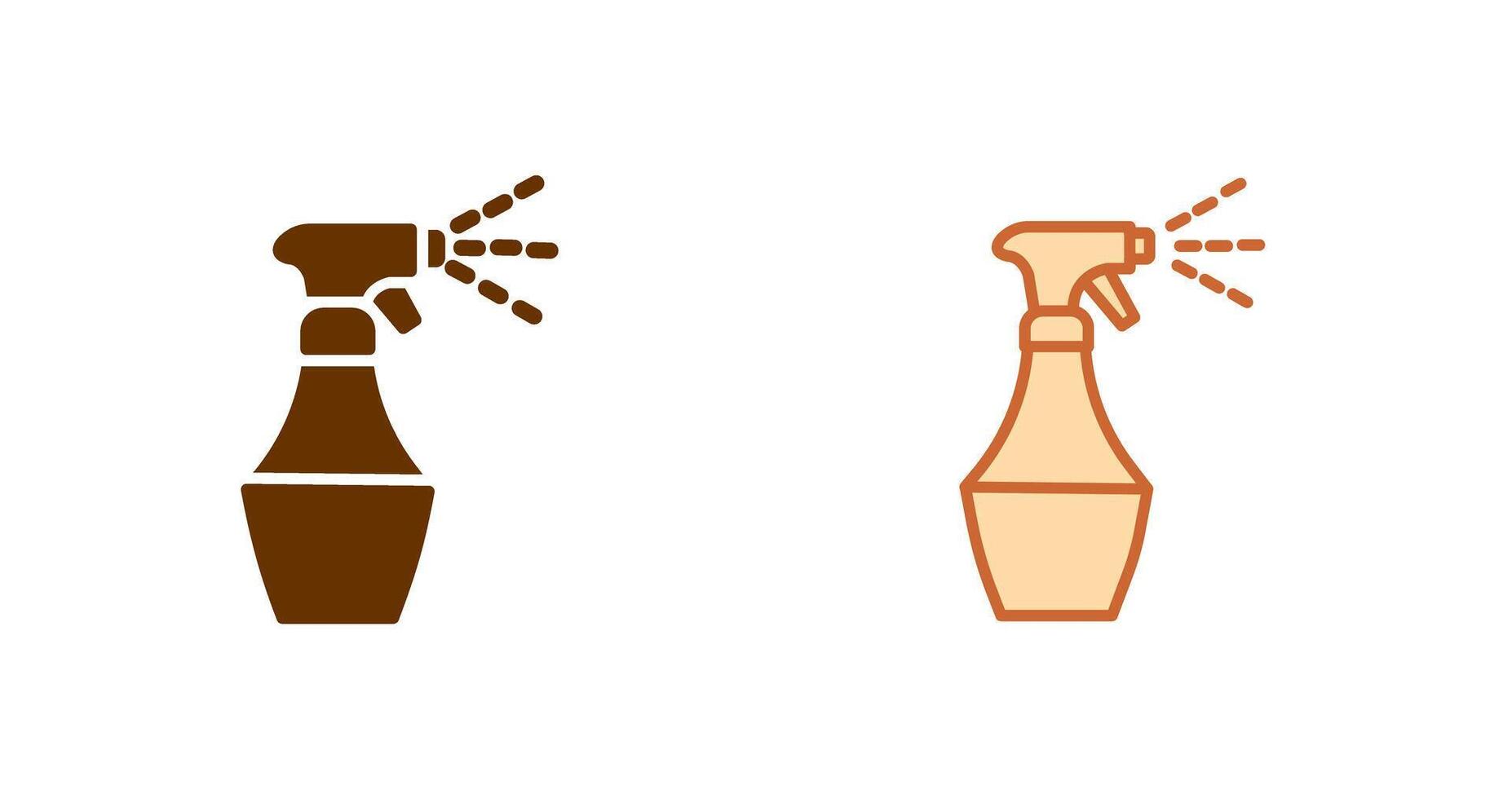 Water Spray Bottle Icon vector