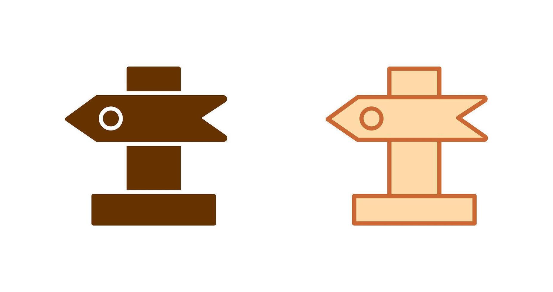 Post Sign Icon vector
