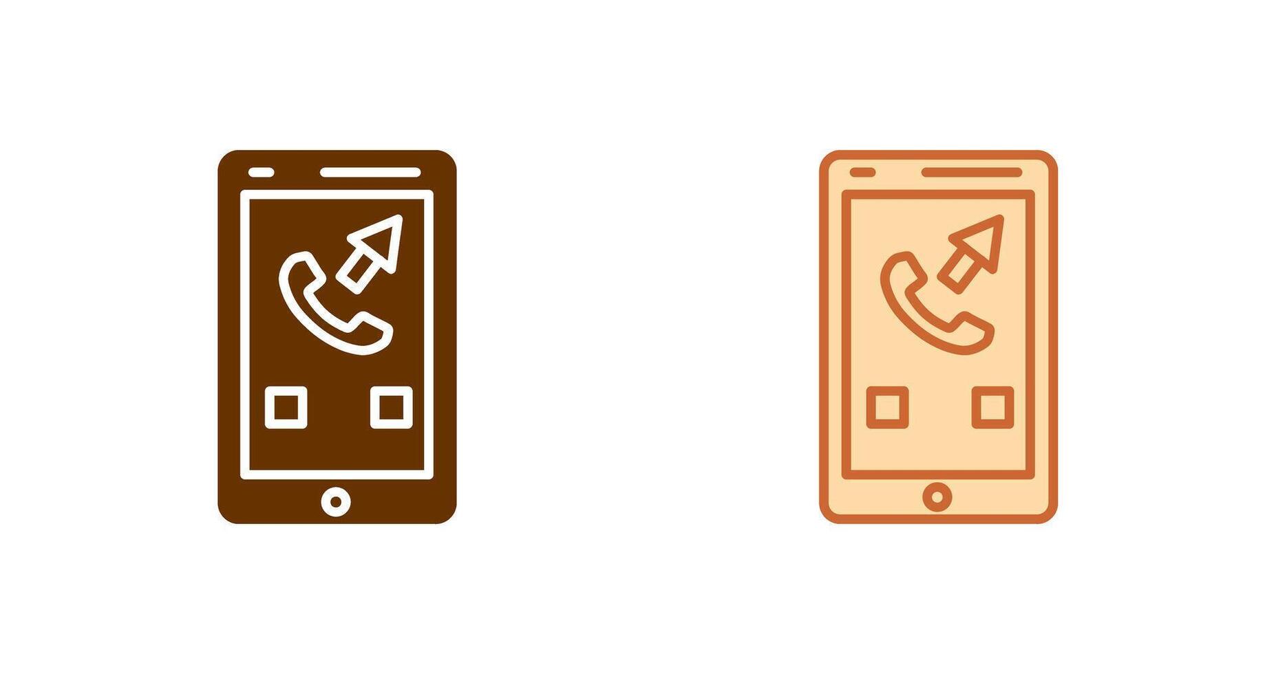 Outgoing Call Icon vector