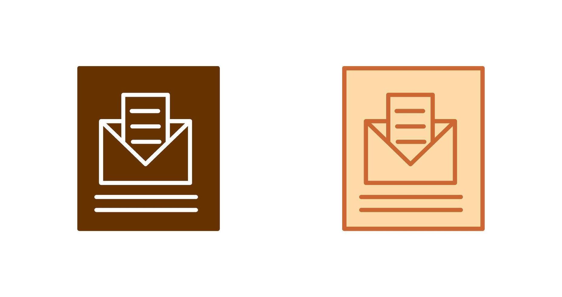 Mail Open Icon vector