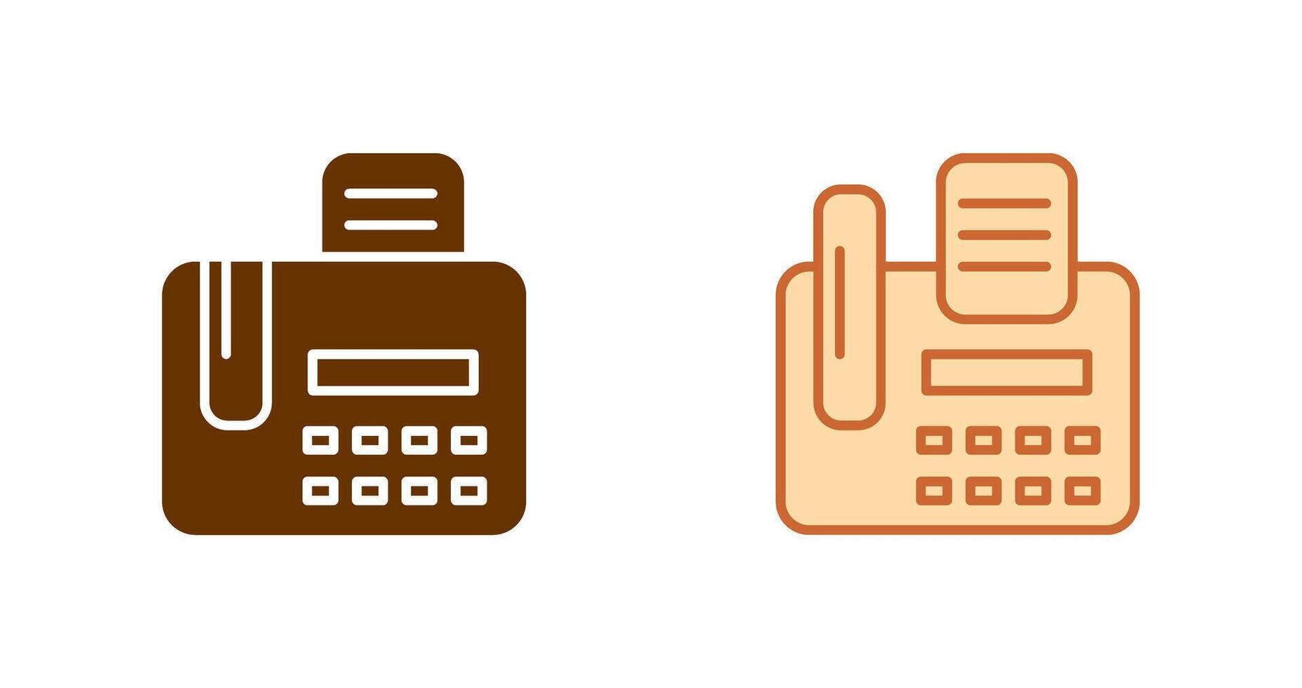 Fax Machine Icon vector