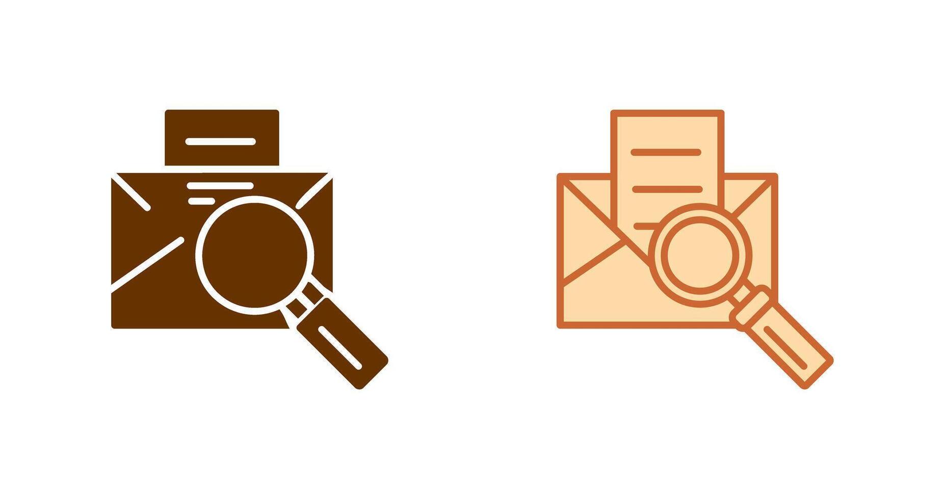 Magnifier Male Icon vector