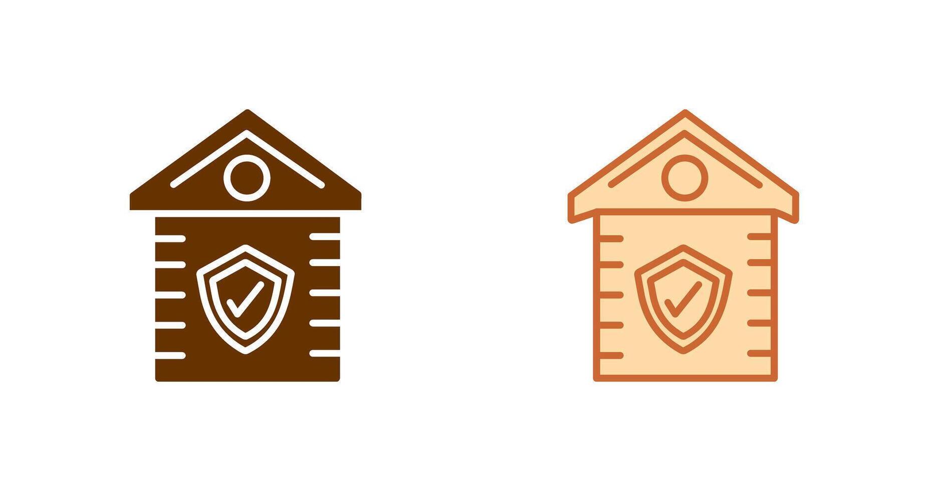 House Shield Icon vector