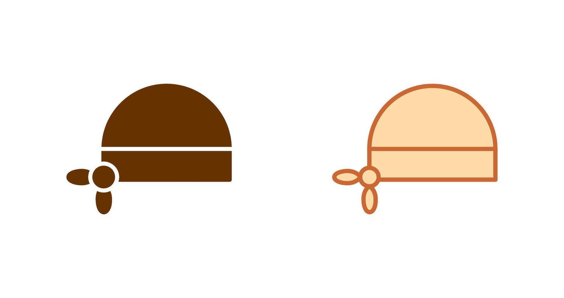 Pirate Bandana Icon vector