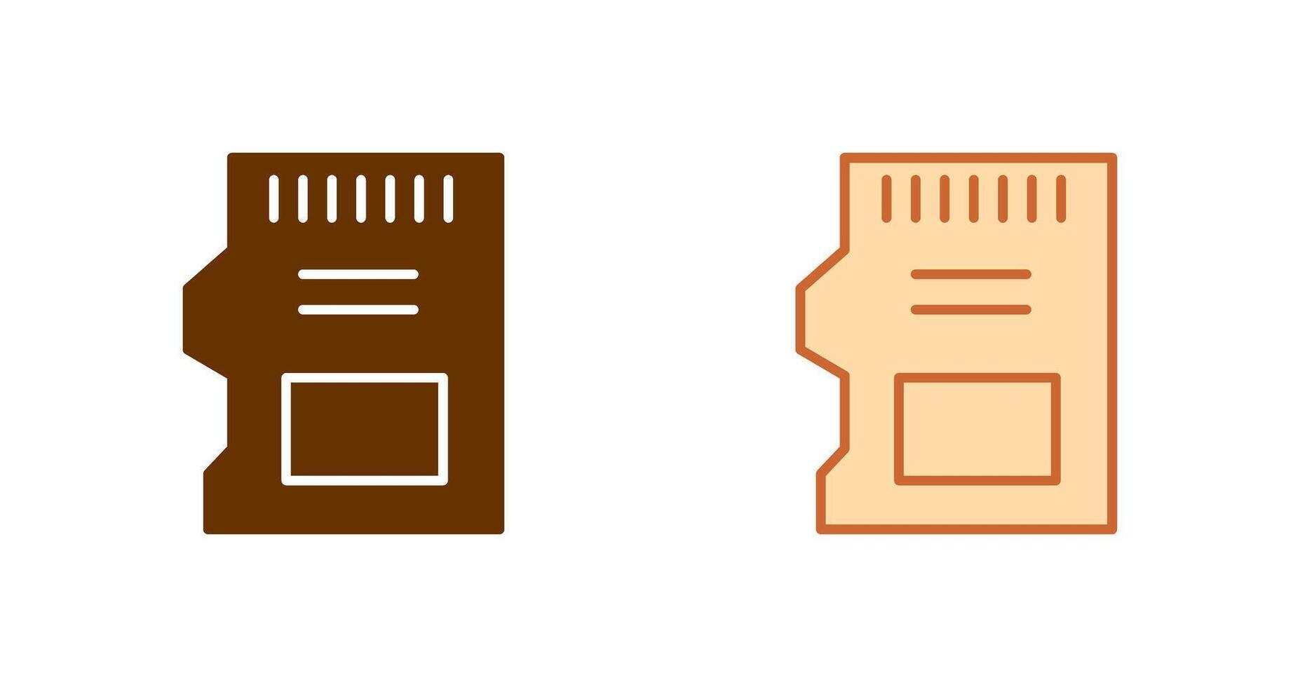 SD Card Icon vector