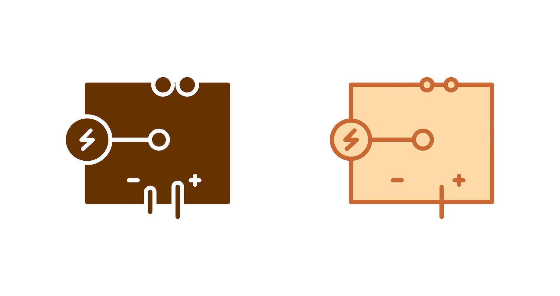 icono de circuito eléctrico vector