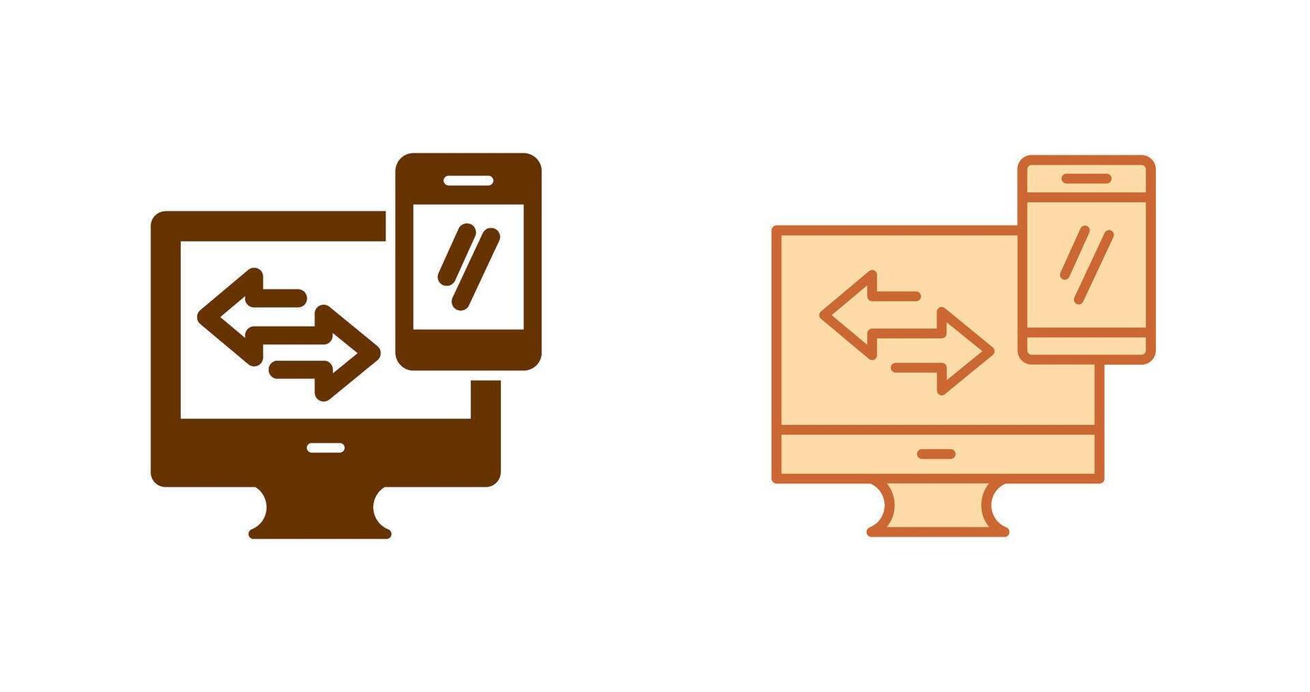 Data Synchronization Icon vector