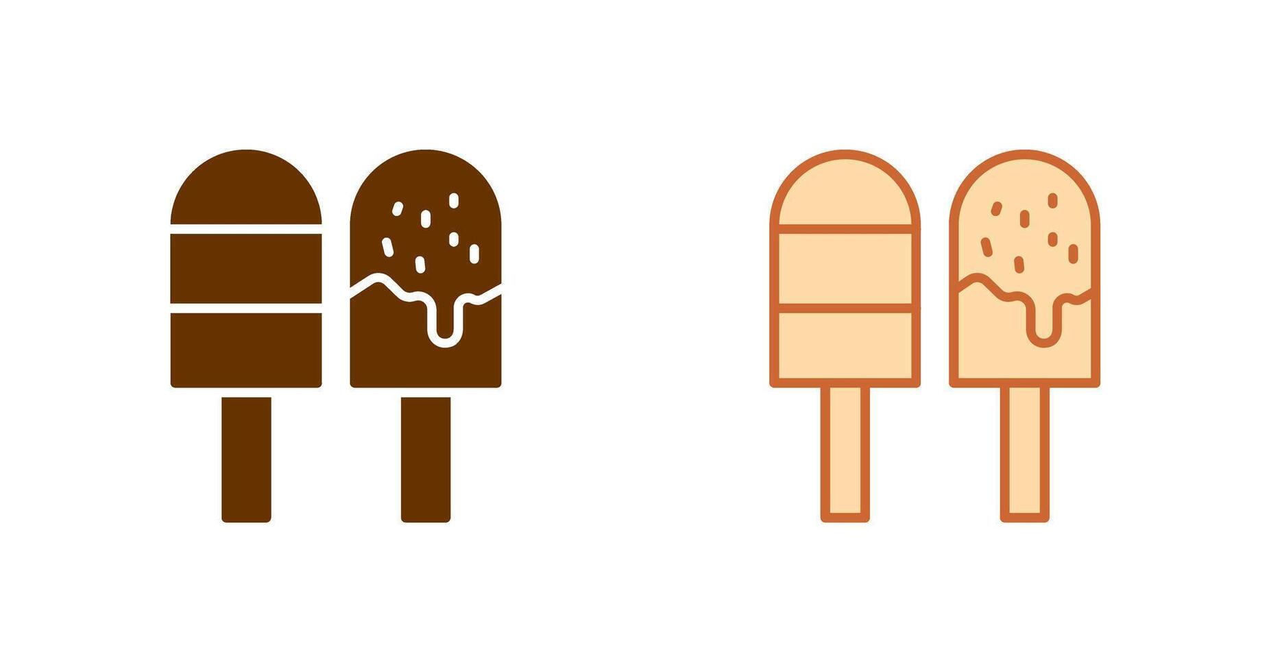 icono de helado vector