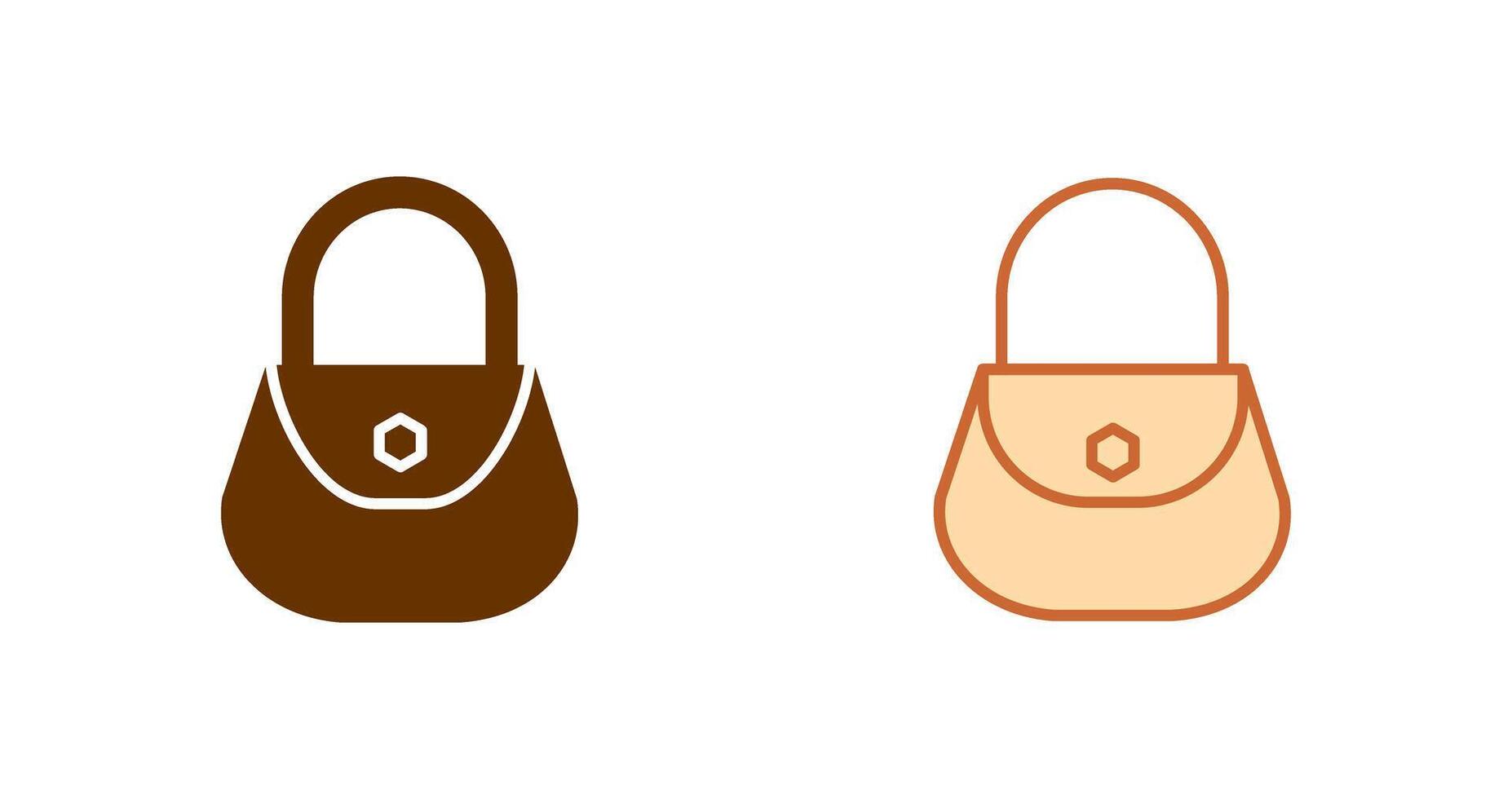 Ladies Bag Icon vector