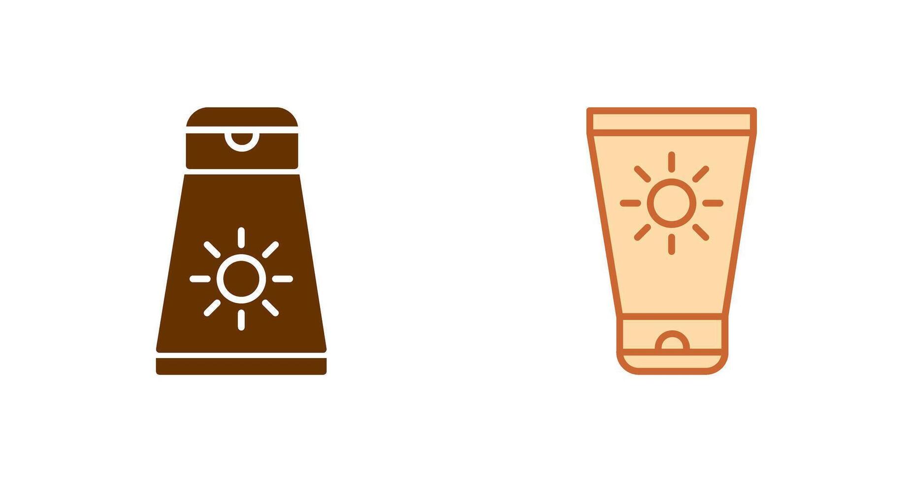 Sun Cream Icon vector