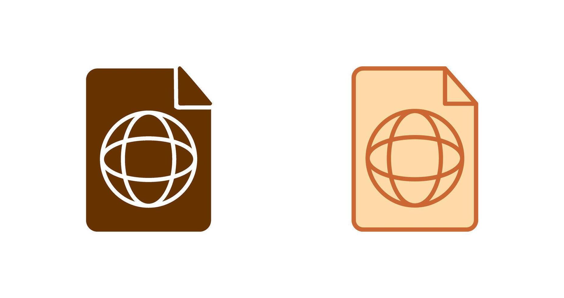 Global Profile Icon vector