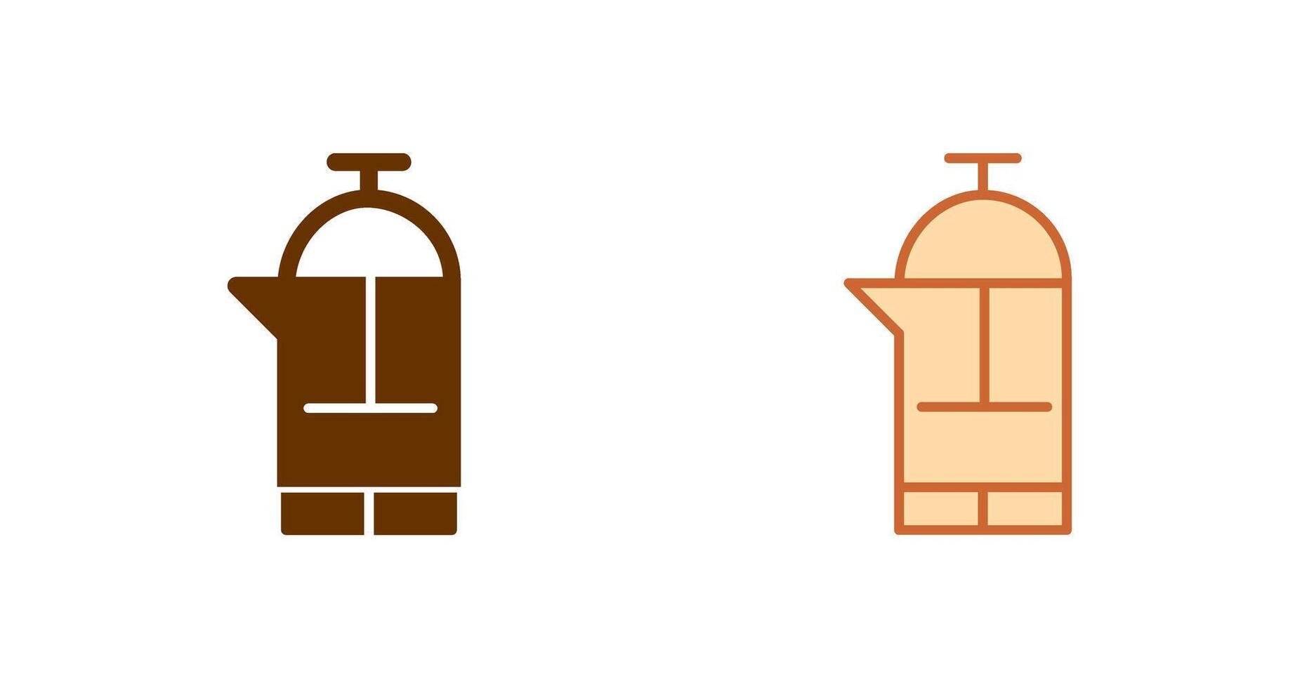 French Press Icon vector