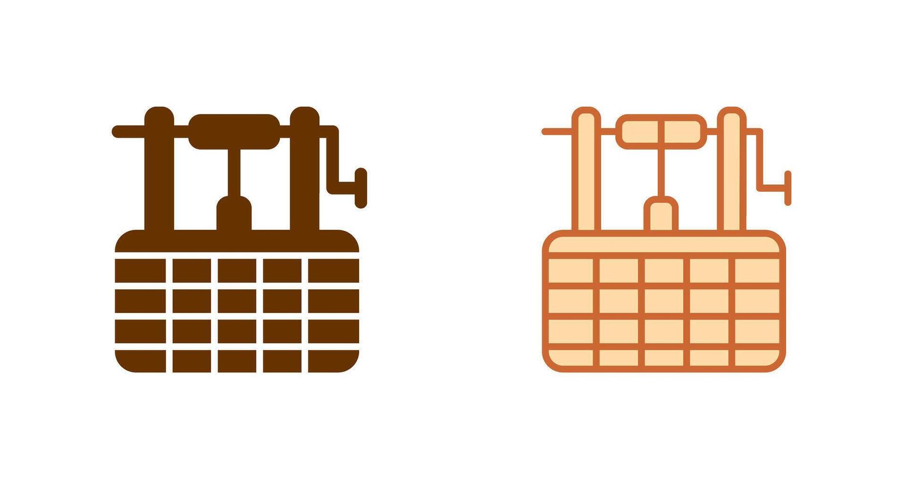 Water Well Icon vector