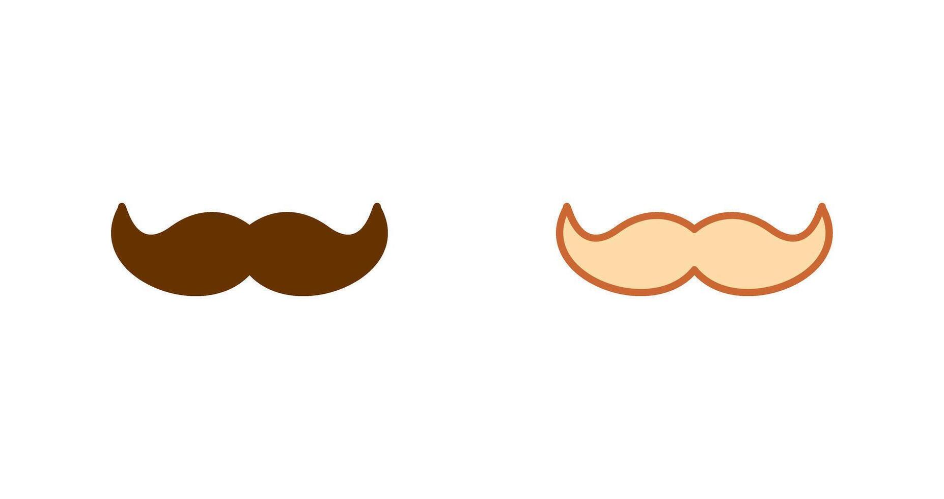 Moustache II Icon vector