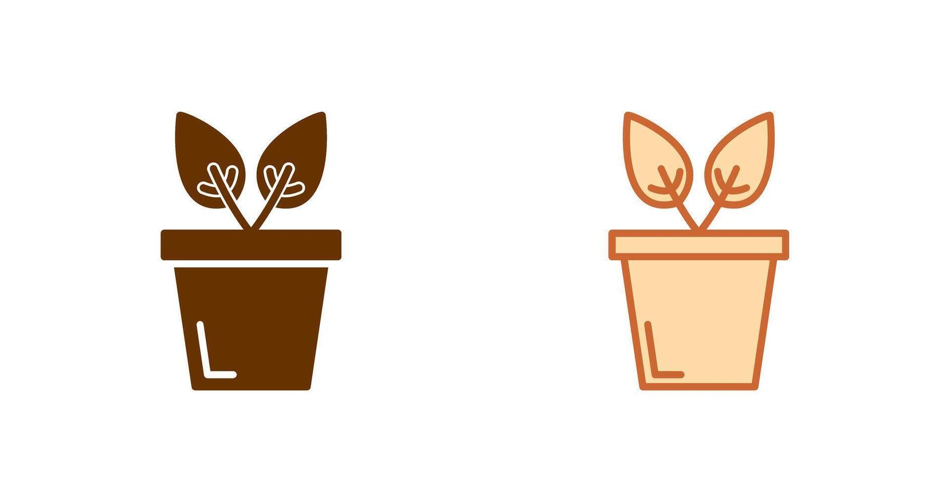 Plant Pot Icon vector
