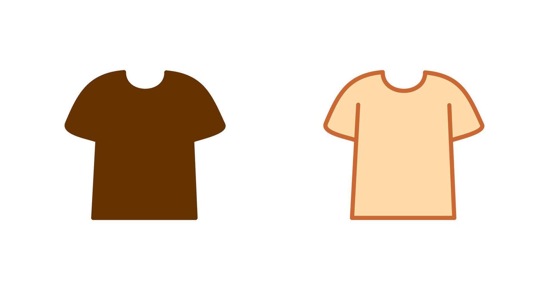 Plain T Shirt Icon vector