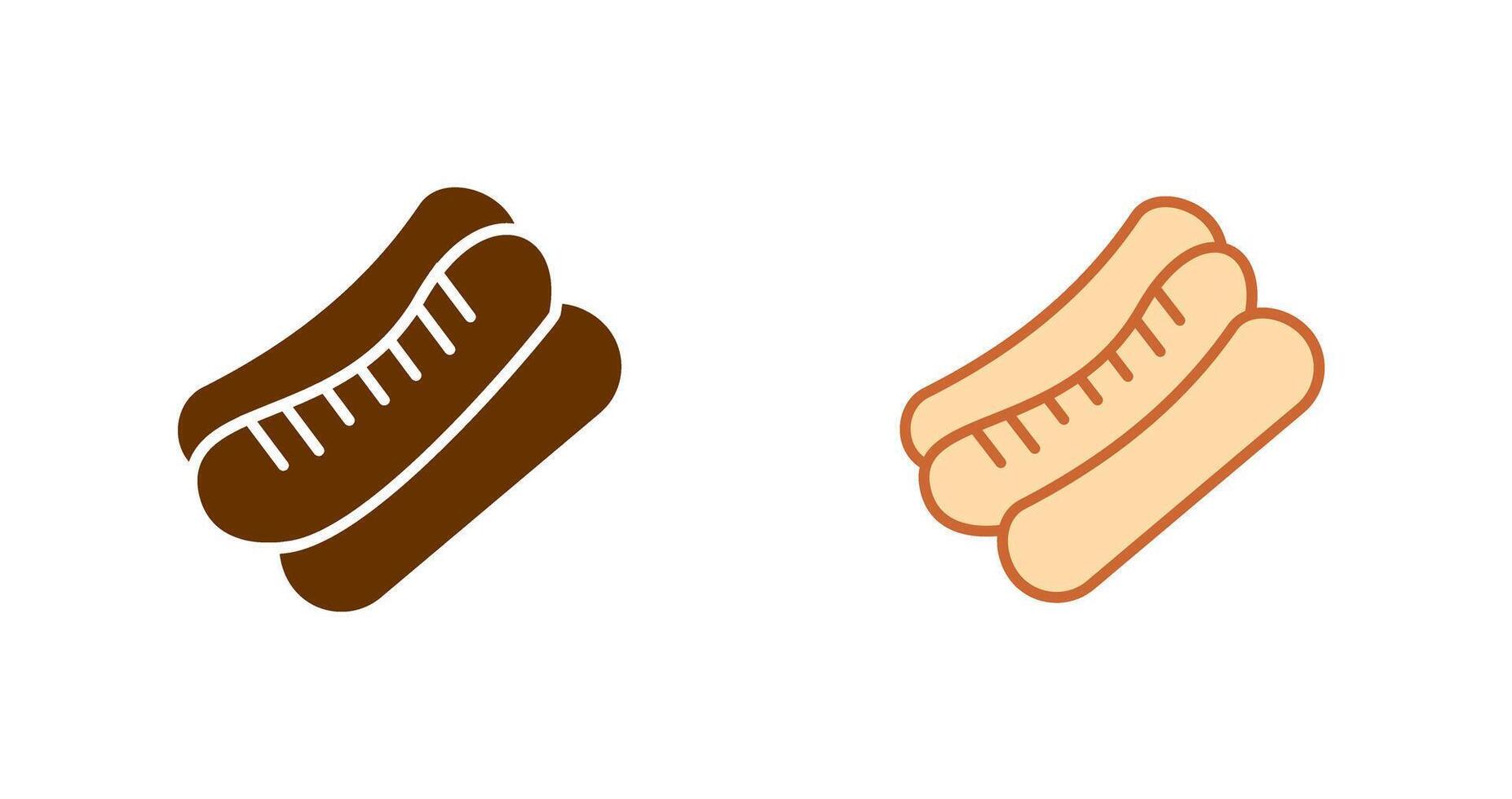Hot Dog Icon vector