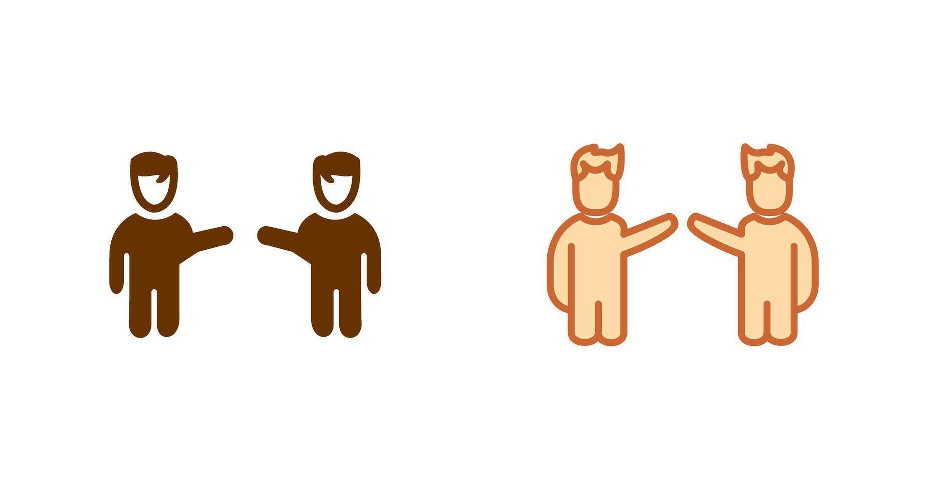 Waving to People Icon vector