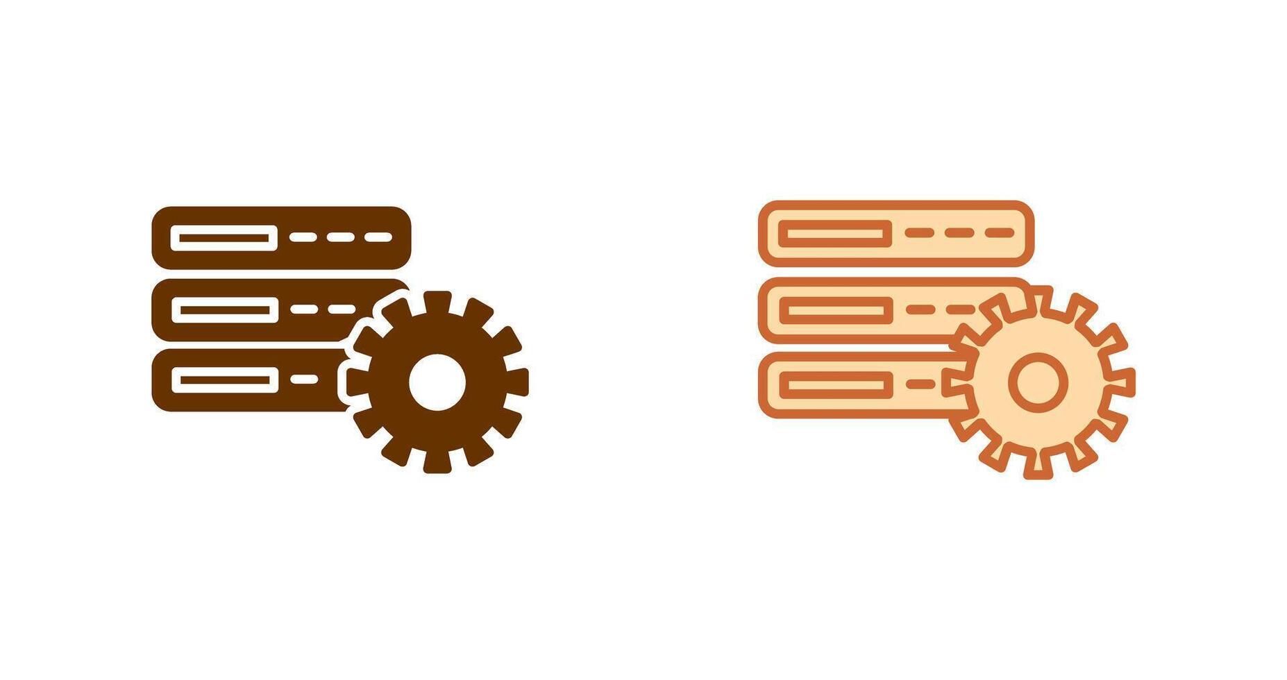 Database Setting Icon vector