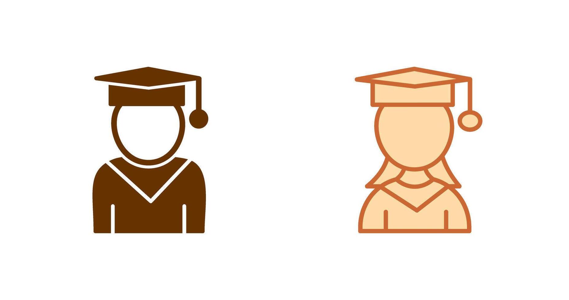 Female Student Icon vector