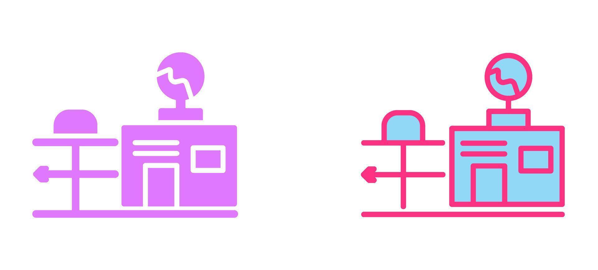 Weather Station Icon vector