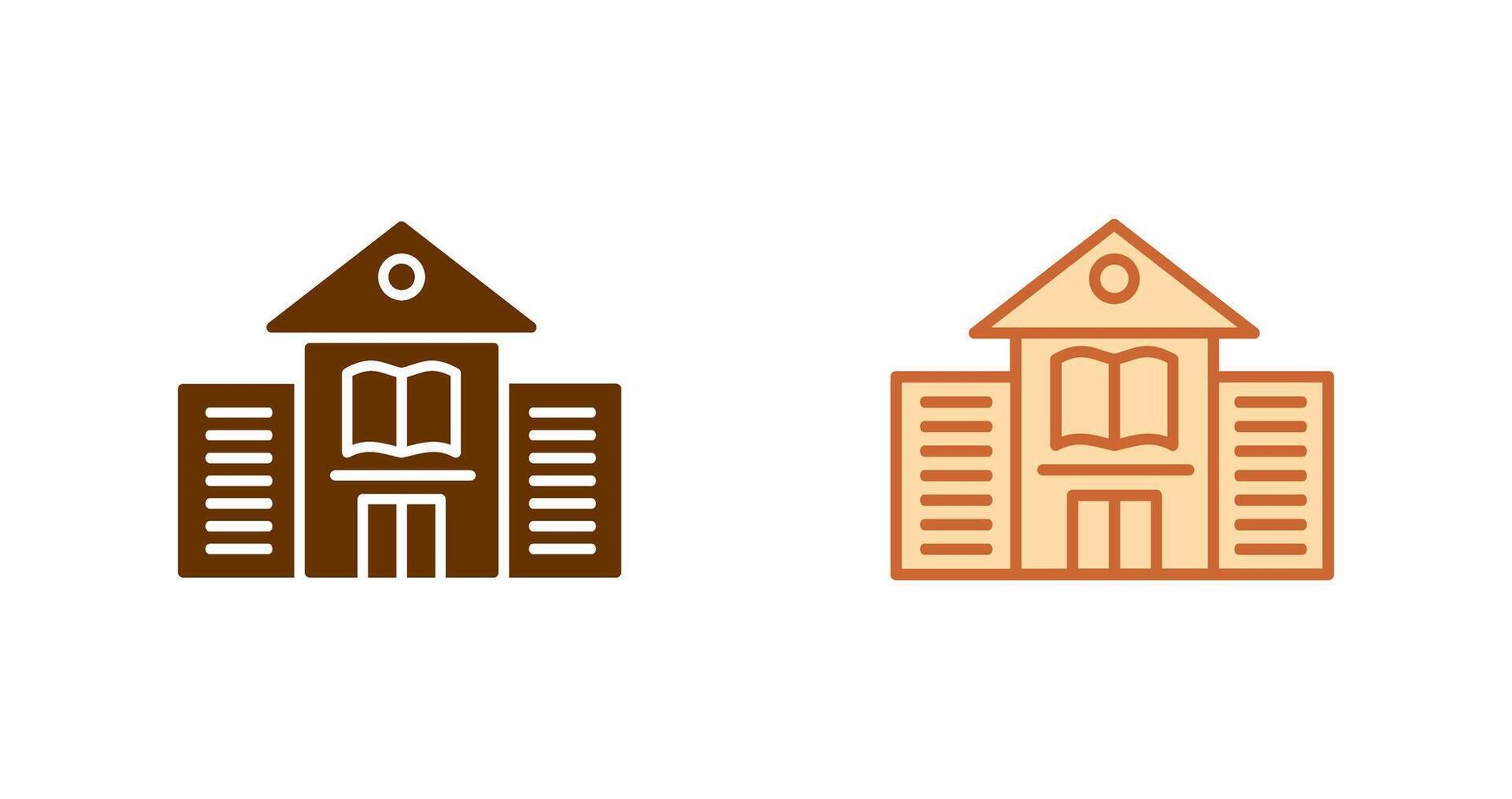 Library Building Icon vector