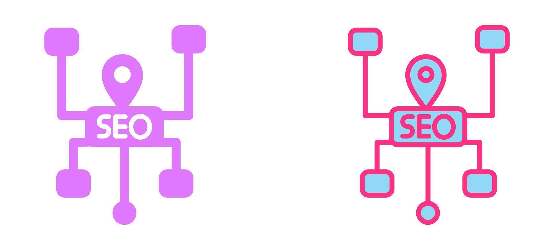 SEO Structure Icon vector
