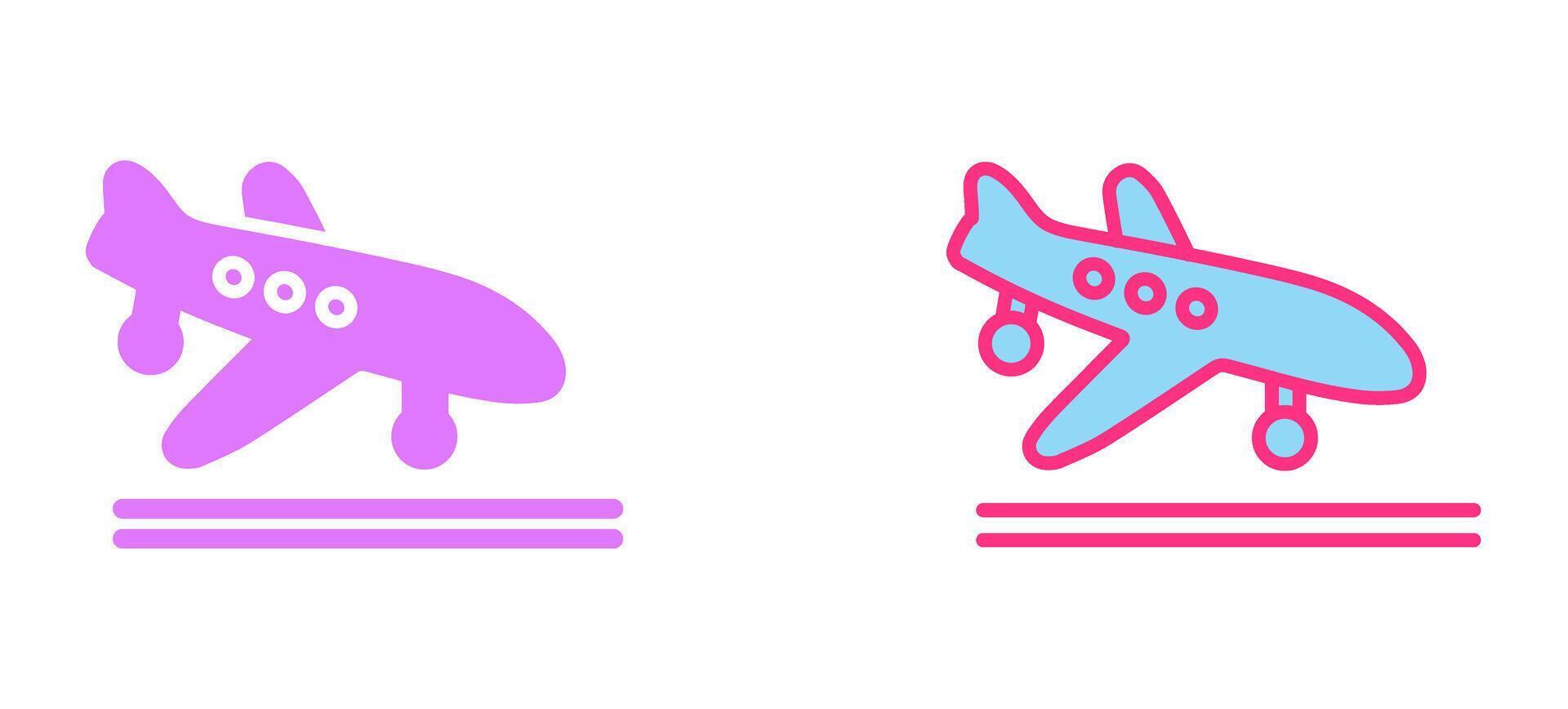 Flight Landing Icon vector