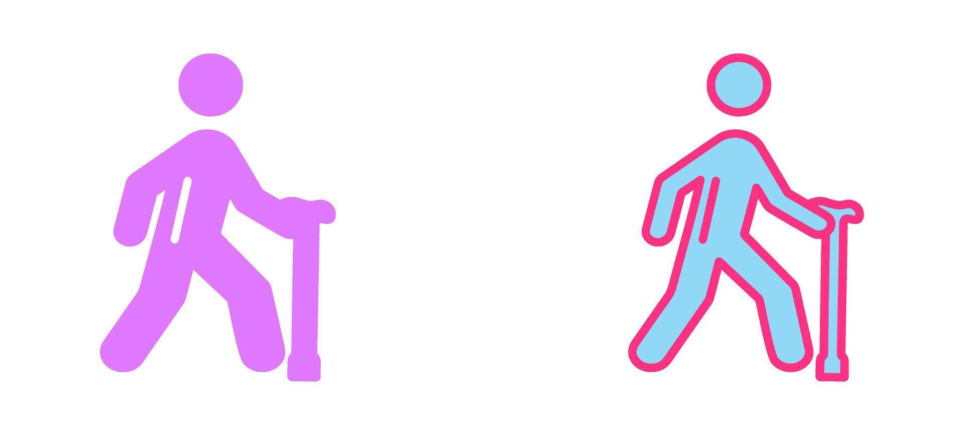 Walking Stick Icon vector