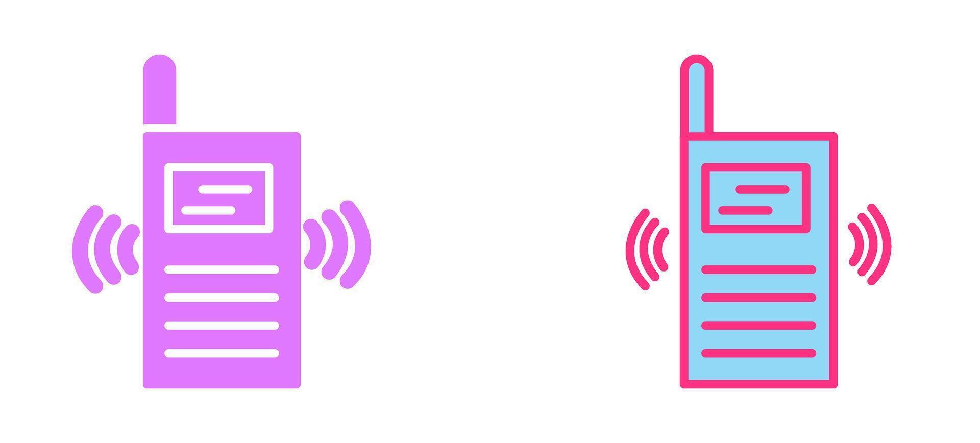 Walkie Talkie Icon vector