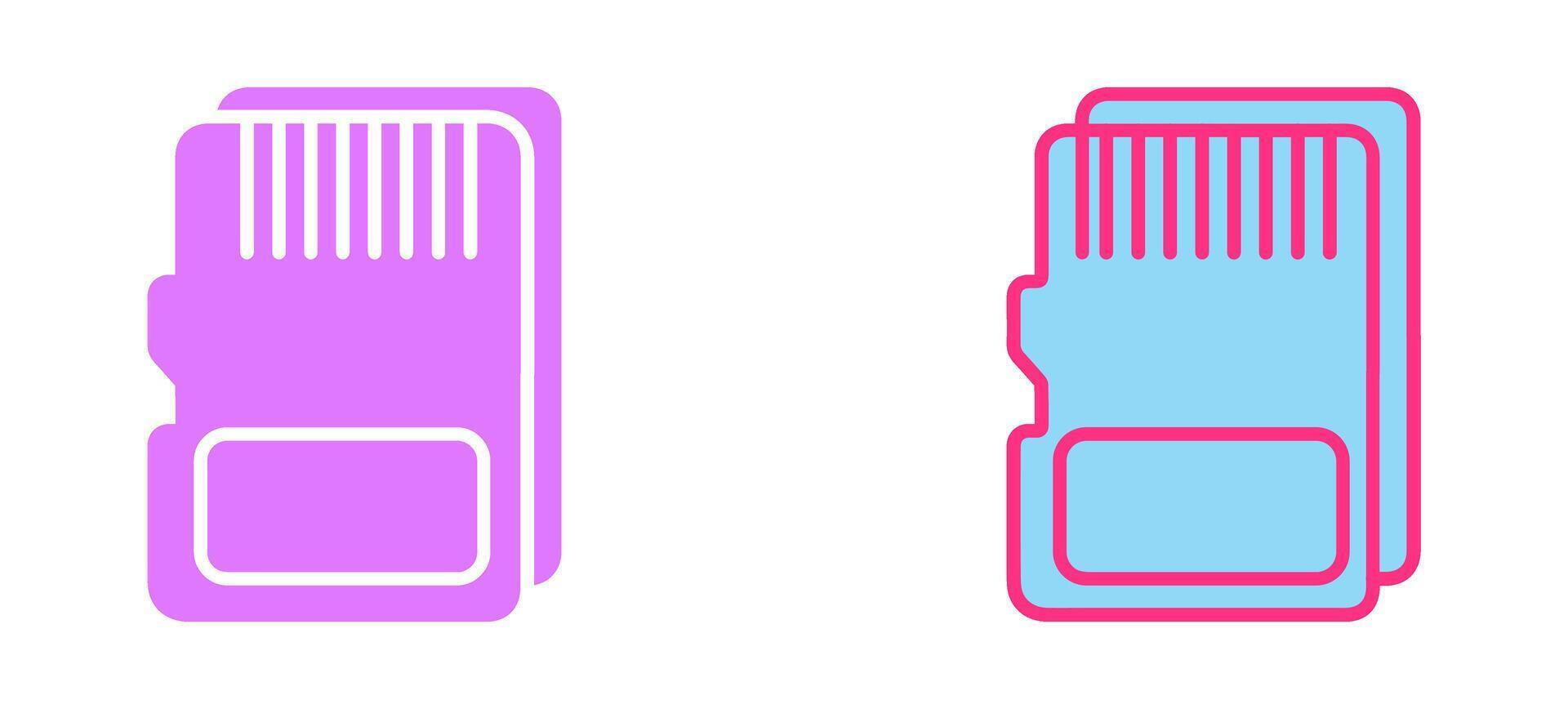 SD Card Icon vector