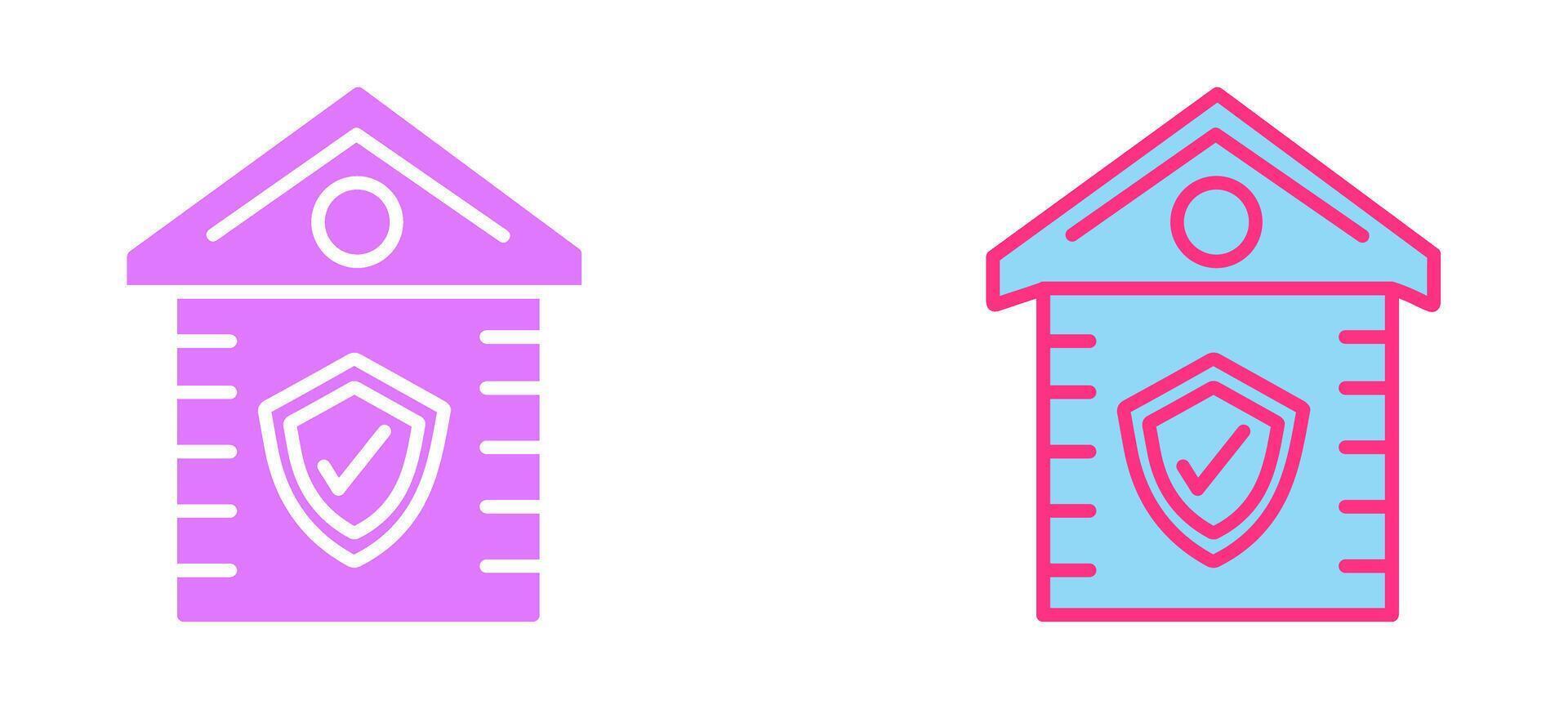 House Shield Icon vector