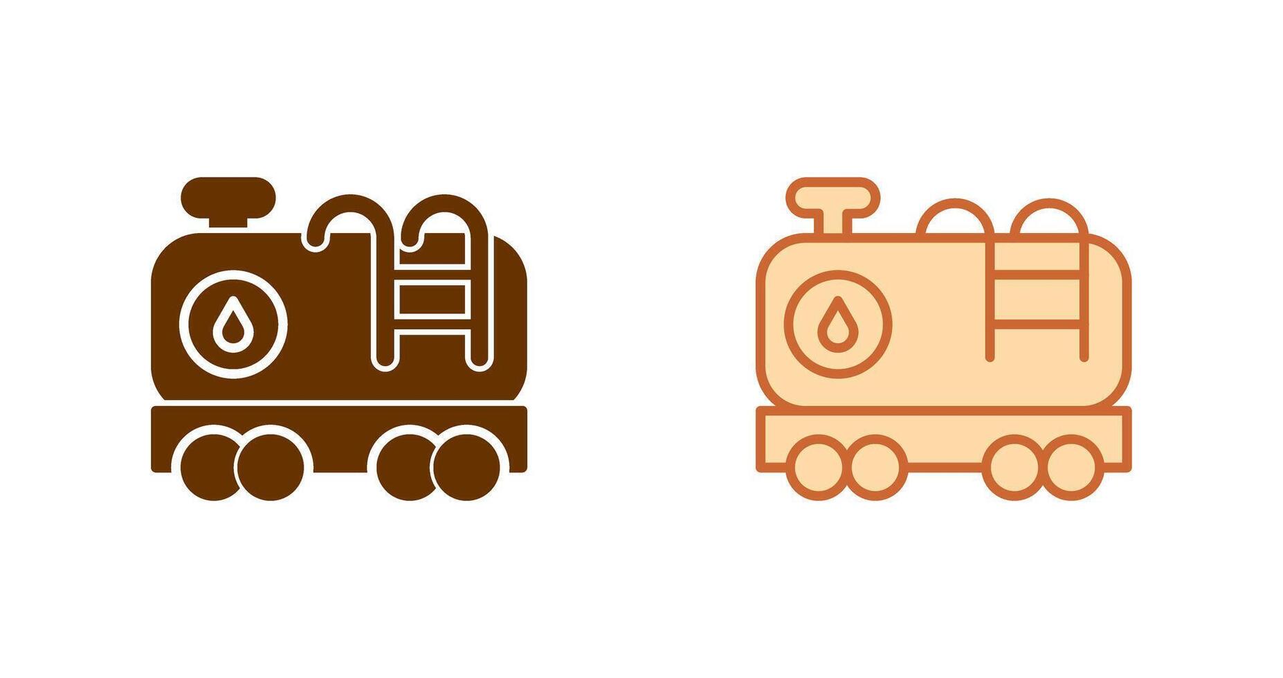 Tank Wagon Icon vector