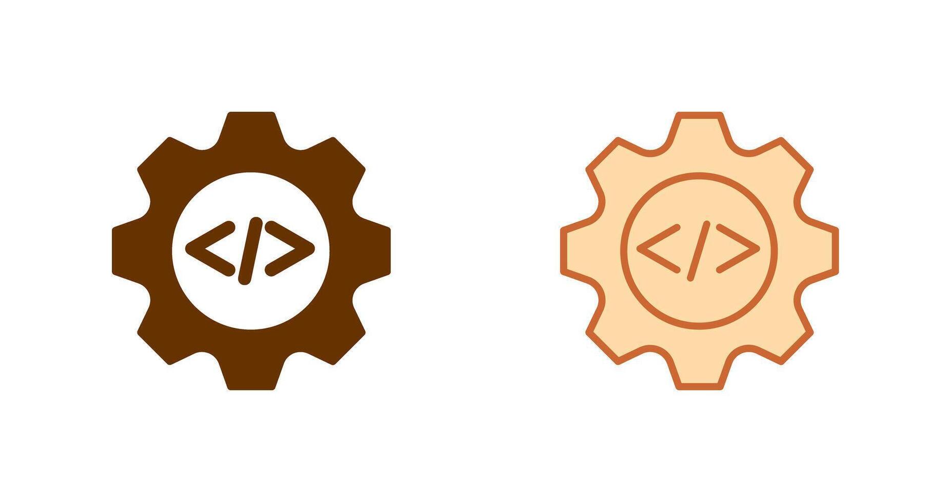 Coding Gear Icon vector