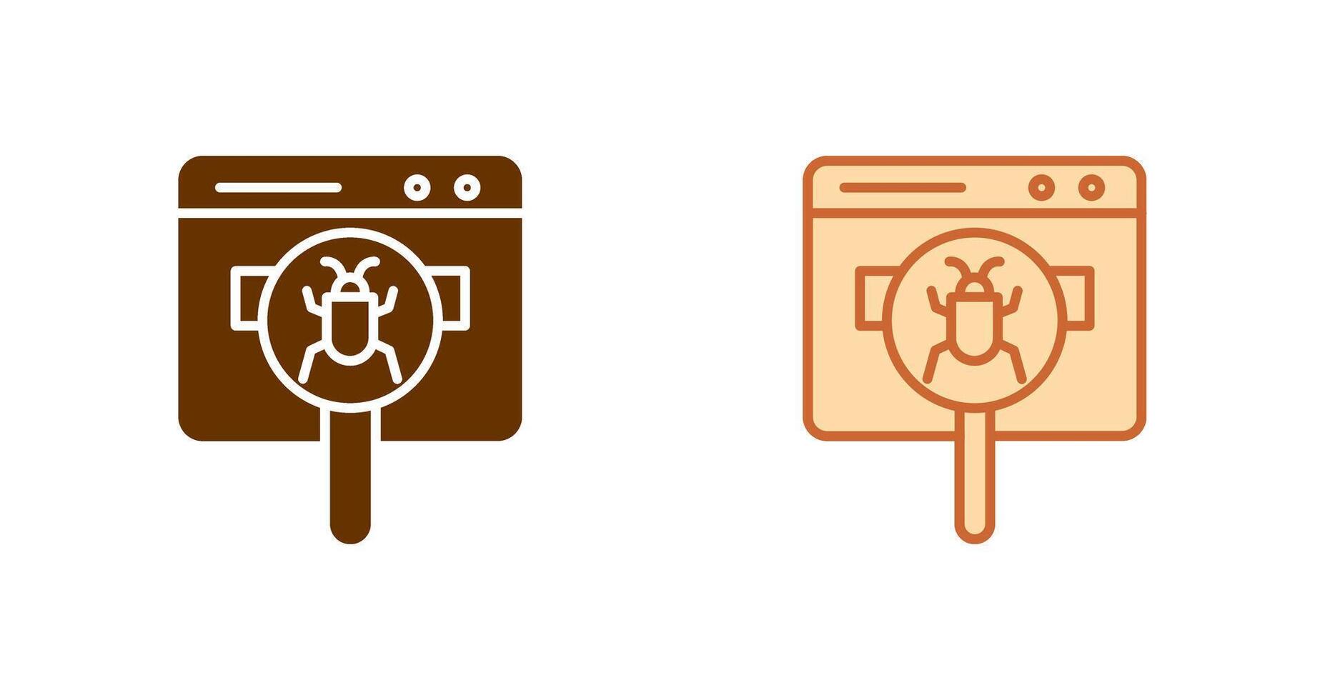 Web Bug Icon vector