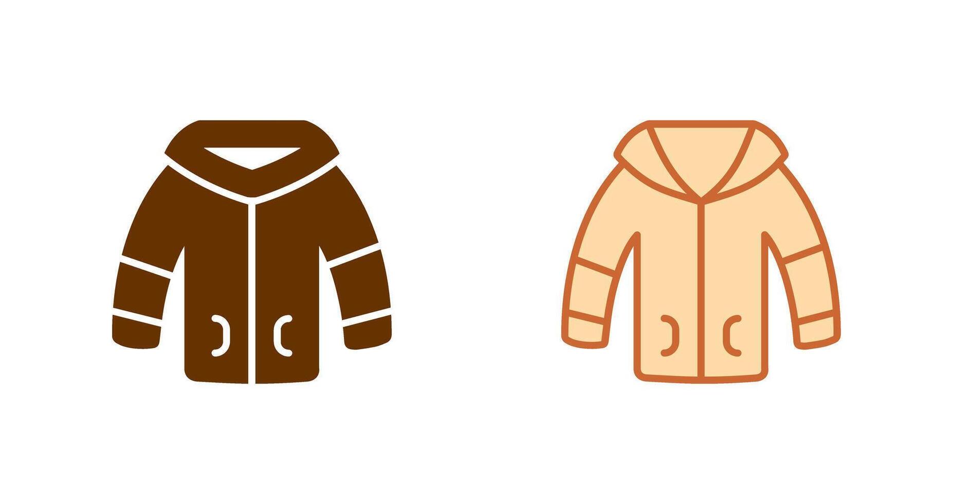 Winter Jacket Icon vector