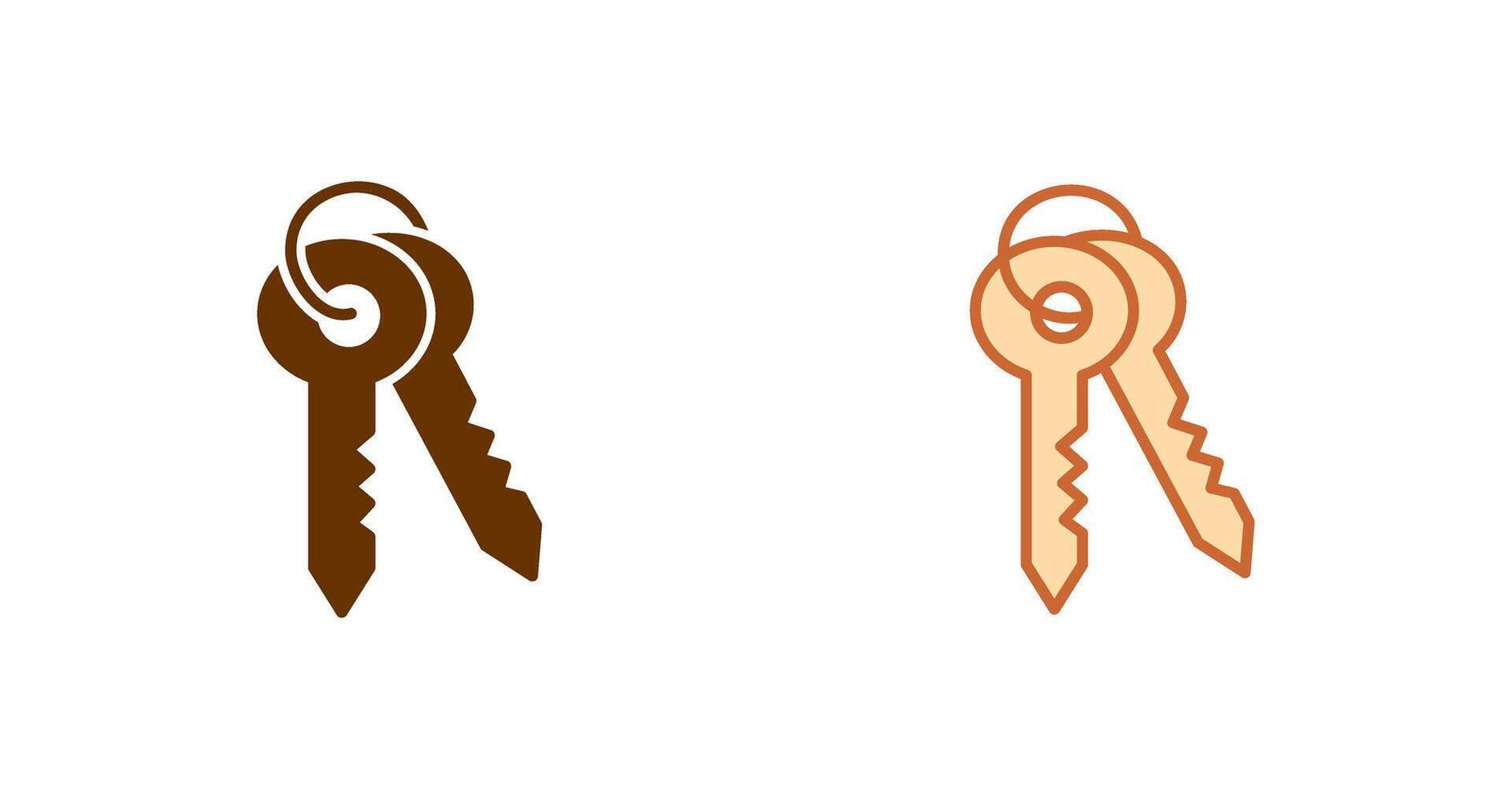 House Key Icon vector