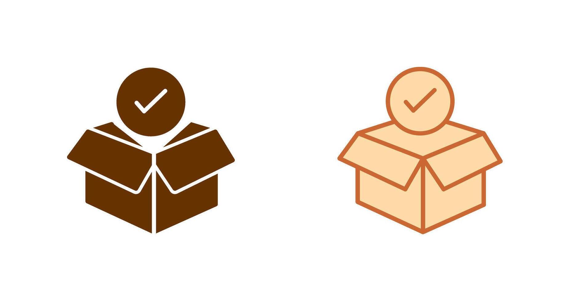 Package Receiving Icon vector