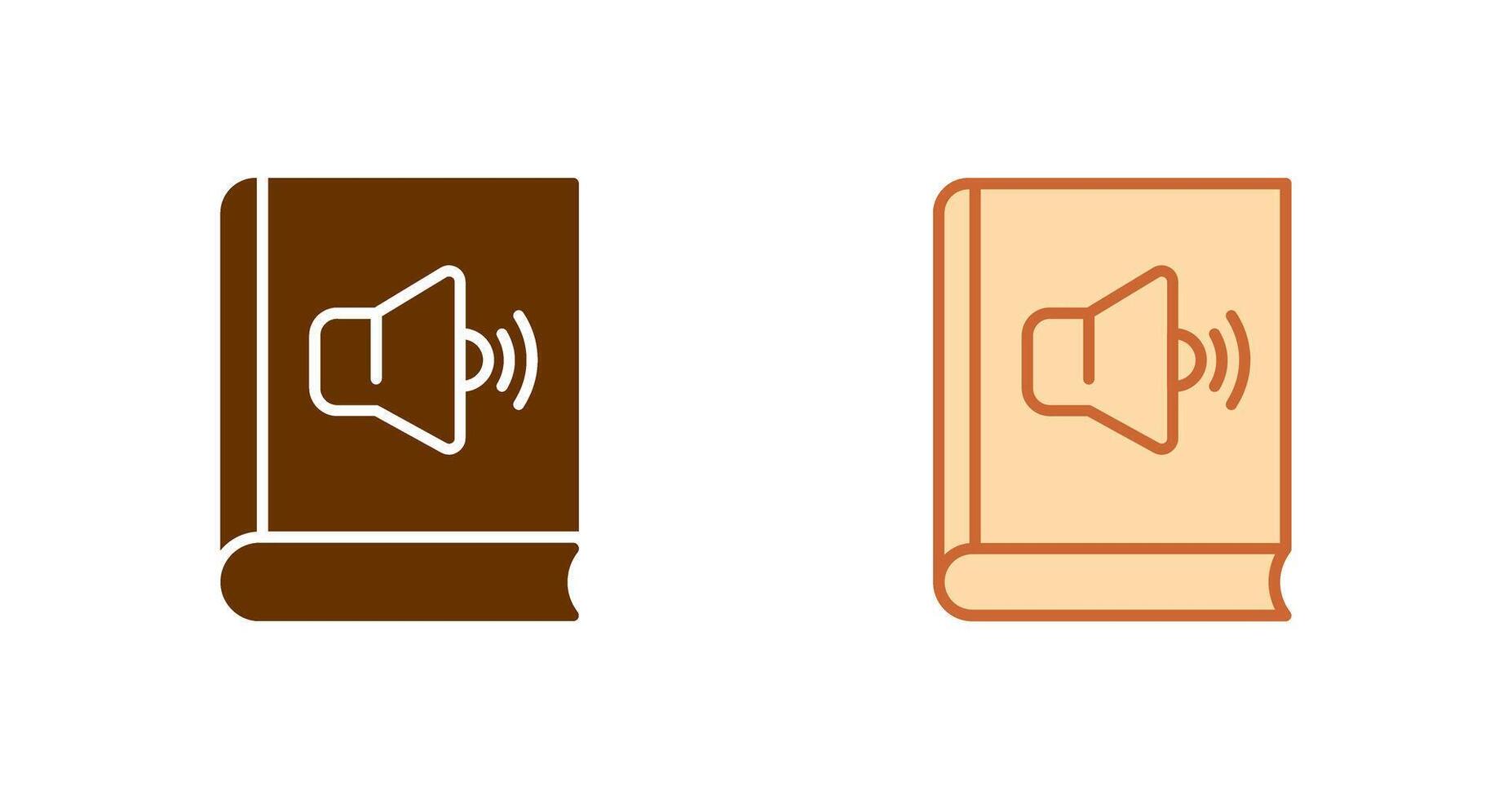 Audio Book Icon vector