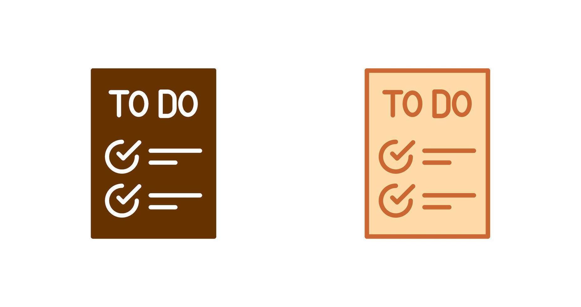 Today to Done CheckList Icon vector