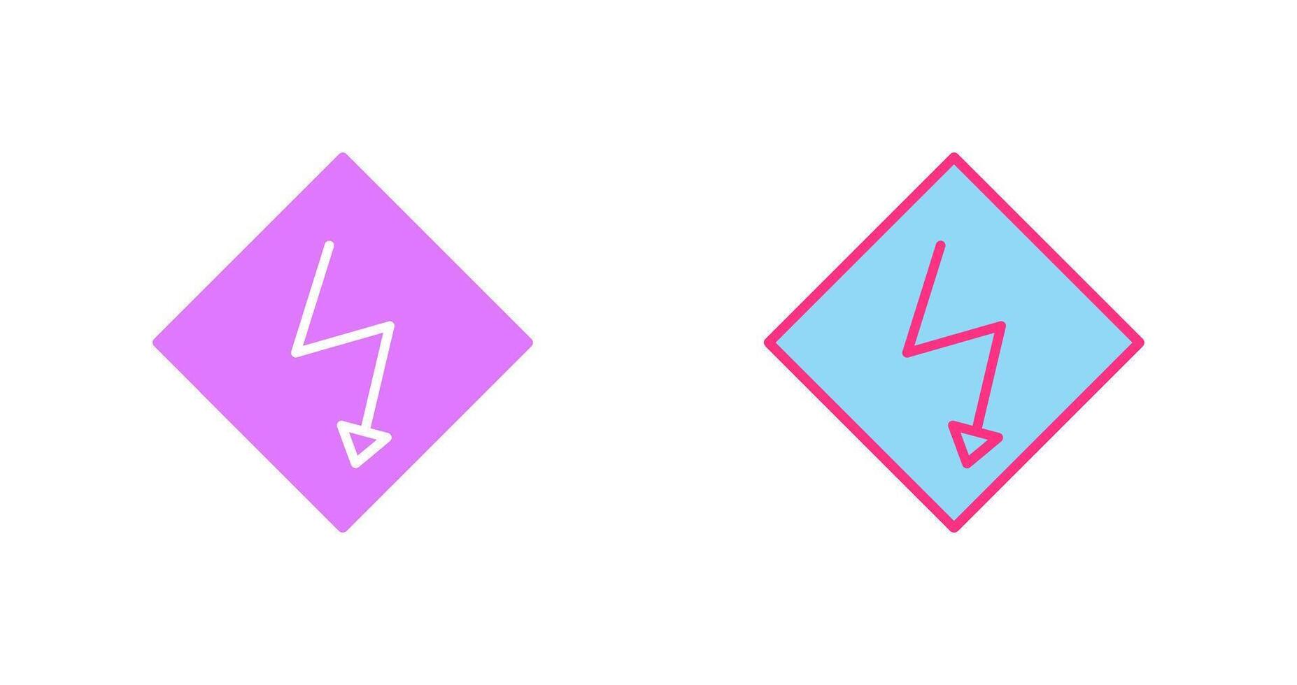 High Voltage Icon vector