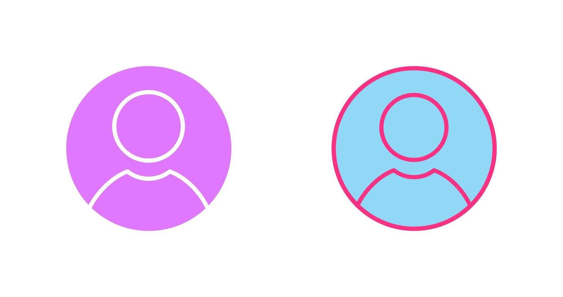 Male Profile Icon vector