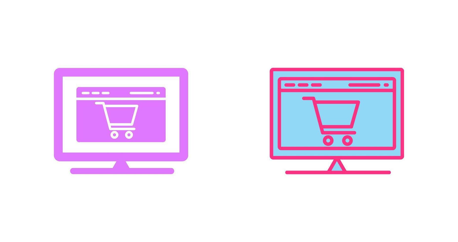 Ecommerce Settings Icon vector